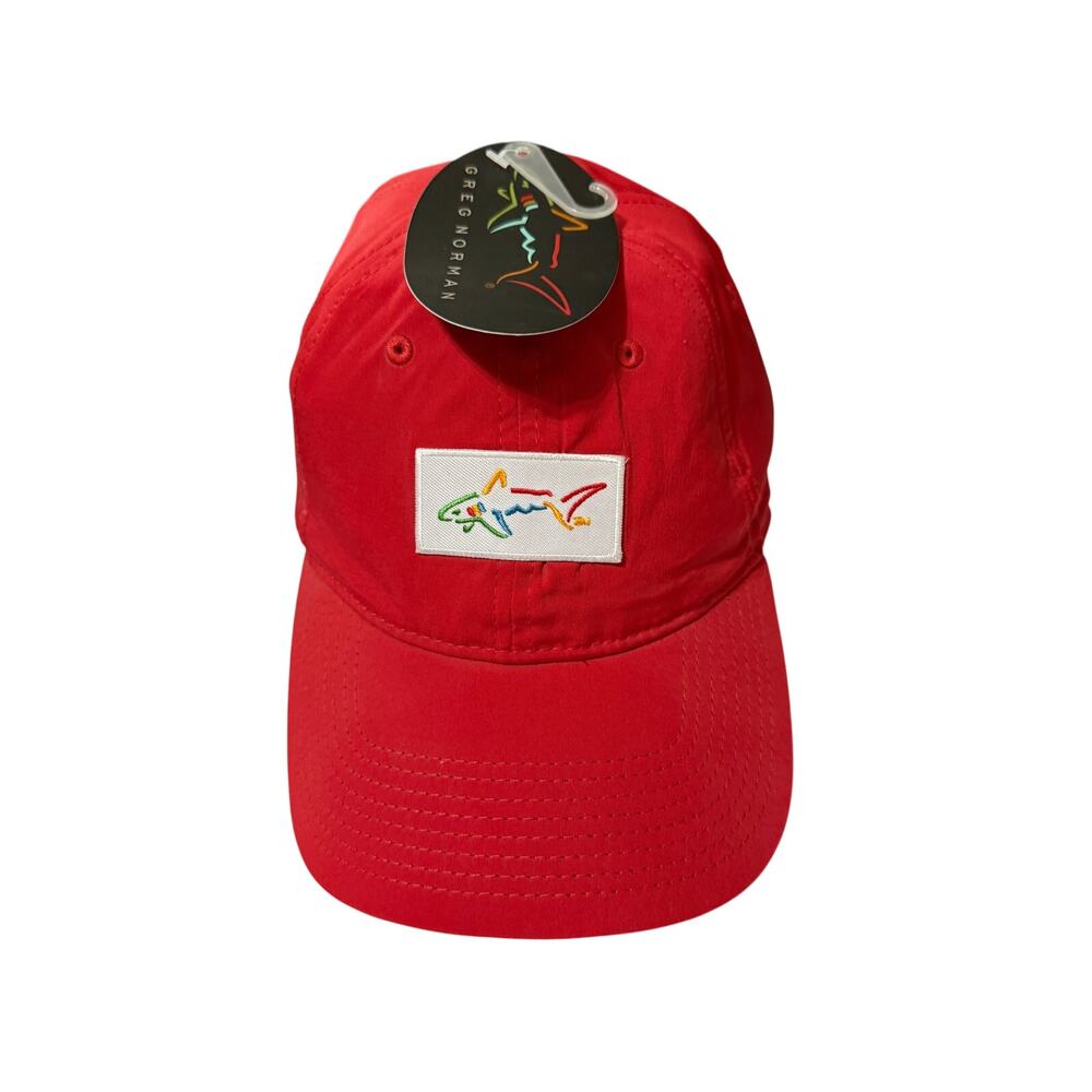 NWT Red Greg Norman Adjustable Unisex Cap Hat